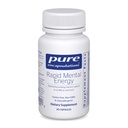 Čisté Enkapsulations Rapid Mental Energy - Veganský doplněk paměti na podporu zdraví mozku - Ginkgo Biloba Extract, Alpinia Galanga & American Ginseng Extract - Non- GMO & Gluten- Free - 30 Kapsle