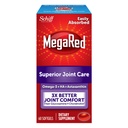 Omega-3 Krill Oil and Joint Supplement - Megared Joint Care 60 softgels - EPA / DHA mastné kyseliny, antioxidanty, kyselina hyaluronová, žádná rybí burpová dochuť jako u rybího oleje