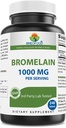 Brieofood Bromelain 1000mg per Serving 240 tablet - Proteolytic Digestive Enzyme - Podporuje zdravé trávení, společné zdraví, nutriční absorpce