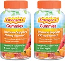 Emergen- C Vitamin C Gummies, Dietní dodatek pro imunitní podporu, Tangerine, Meloun a Sur Apple Flavor - 45 Počet x 2 (balení po 2)
