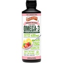 Barlean 's Pink Lemonade Vegan Omega 3 Supplement, Liquid Algae Oil with 630 mg EPA & DHA, Plant Based Omegas from Algal Oil, Non- GMO & Gluten Free, 16 oz