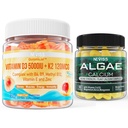 NEVISS D3 5000IU K2 Gummies + mořské řasy kalcium Gummies Bundle