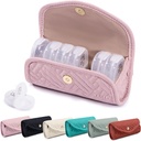 BAGSFY týdenní Pill Organizátor 2 krát denně v roztomilé Fabric Pill Case, Medicine Bag, AM PM Pill Box 7 Day, Přenosná medikace Cestovní pouzdro pro pilulky, Vitamíny, Rybí oleje, doplňky.