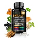 Shilajit pro muže / ženy - Čisté himalájské organické, shilajit Kapsle s Ashwagandha, doplňky 60 Kapsle Alternativní k Resin, Kapsle & Gummies
