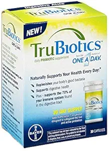 TruBiotics Daily Probiotic, 30 Kapsle - Gluten Free, Soy Free Digestive + Imunitní doplněk pro podporu zdraví mužů a žen (Balení 6)