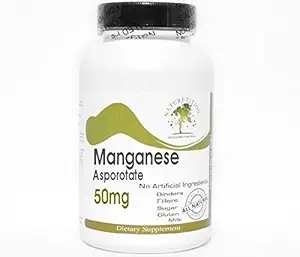 Mangan Asporotate 50mg ~ 200 Kapsle - Žádné přísady ~ Naturetition doplňky