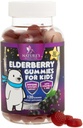 Kids Imunitate Support Elderberry Gummies - Daily Children 's Vitamíny C, Zinek & Kids Imunity Support Gummy - Příroda Sambucus Elderberry Dodatek, Vegan, Gluten- Free, Tasty Berry Flavor - 120 Gumy