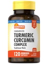 Sundance Turmeric Curcumin Komplex 124; 120 Kapsle 124; s Black Pepper Extract 124; Tradiční Herb 124; Non- GMO a gluten zdarma dodatek
