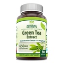 Bylinné tajemství Green Tea Extract 630 Mg Per Serving CLANE124; Veggie Capsule Dodatek CLANE124; Non- GMO CLANE124; Gluten Free CLANE124; Made in USA (1 balení, 120 Počet)