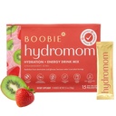 Boobie Hydromom Superfood Electrolyte Drink Mix, Strawberry Kiwi Duplica124; Refreshing Energy & Hydration Boost pro Mamas Duplica124; On-The- - & Travel Essentials for Těhotenství, Kojení, & Beyond, 15 Packets