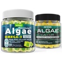 Řasy Omega 3 gumové + mořské řasy vápníkové gumy Bundle