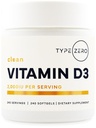Typ 0 Vitamin D3 2000 iu, 240 Softgels - Non- GMO & gluten zdarma