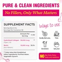 Tekutý kolagen & Biotin, 2 Fl Oz (balení po 2), 40000 mcg pro vlasové kožní nehty, vitamín B7 Hydrolizovaný kolagen Peptidy doplněk pro ženy, Bioaktivní forma, Cukr zdarma, Malina Flavor