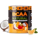 Nutrology BCAA Natural - Plant based BCAA Powder, Orange Coconut Flavor, Optimalizováno 2: 1: 1 Poměr aminokyselin Powder for Pre Workout & Post Workout Recovery, Vegan, Gluten- Free, Non- GMO, 30 Služeb