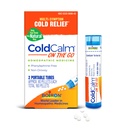 Boiron ColdCalm On The Go Cold Relief for Sueping, Runny Nose, Nasal Congestion, and Sore throat - 2 hrabě (160 pelet)