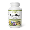Bylinné faktory Sleep Relax Formule podle přírodních faktorů, Přírodní spánková pomoc s kořen Valerian, Vášeň Květ a Skullcap, Non- GMO, 90 kapslí (90 porcí)