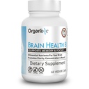 Organixx Ageless Brain Powerful Brain Health Dodatek k podpoře funkce mozku, Clarity, Focus, Re- Energize Brain Cells, Pomáhá podporovat vyvážený mood, gluten zdarma, non GMO, 60 Vegetariánské kapsle