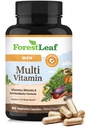 ForestLeaf Denní Vitamin Multivitamin pro muže, Multi- Vitamin pro muže - Mens Multivitamins & Multiminerály Dodatek 124; Všechny esenciální vitaminy potřebné pro zdraví, Dlouhověkost & Energie 124; 60 Veg Caps