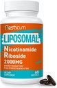 2000 MG Liposomální Nikotinamid Riboside dodatek s TMG & Pterostilben, Superior Niacinamid pro energii, imunitu, odpor věku, 60 Softgels