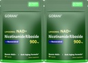 Gorani NAD + dodatek 900MG - Nikotinamid Ribosid, Liposomální Resveratrol & Quercetin - Podporuje buněčnou energii a antioxidační zdraví - 80 Kapsle