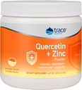 Stopy Minerály Quercetin Plus Zinkový prášek - Antioxidant dodatek pro imunitní podporu - Minerální doplněk AIDS Kardiovaskulární zdraví - Obsahuje vitamin C & Ionic - Orange Cream, 120g (30 Služeb)