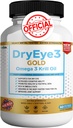Suché oko 3 Gold Omega 3 Krill olej Extra síla, 60 Softgels, Suché oko podpora, non-GMO, gluten zdarma, cukr zdarma (1)