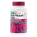 NaturesPlus Herbal Actives Red Yeast Rice, Extended Release - 600 mg, 120 Mini Tablety - Bylinný dodatek - Vegan, Vegetarian, gluten- Free - 60 Služeb
