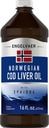 Piping Rock Cod Jaterní olej kapalný 124; 16 fl oz curren124; s EPA DHA CURL 124; Engelvaer norský currency 124; non-GMO, gluten zdarma dodatek