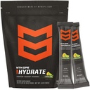 MTN OPS Hydrate Electrolytes Powder Drink Mix, 20 Single Serving On- TheGo Electrolyte Packs s více než 1000mg Electrolytes per Serving, Lemon Lime