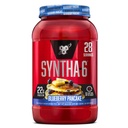 BSN SYNTHA-6 Premium Protein Powder with 6g of Fiber, Syney Protein, Micellar Casein, Milk Protein Isolate Blend, 5g Fat, Blueberry Pancake, 28 Serings (Balení May Vars)