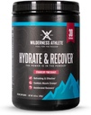 Wilderness Athlet - Hydrate & Recover- 124; Liquid Hydration Powder Electrolyte Drink Mix - Recoverer Faster with Bcaas - Hydrate Powder with 1000mg of Vitamin C - 30 Serving Tub (Jahodový granát)