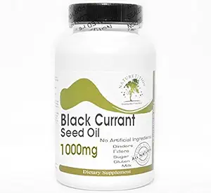 Black Currant Seed Oil 1000mg ~ 90 Kapsle - Žádné přísady ~ Naturetition doplňky