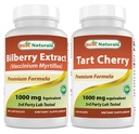 Nejlepší Naturals Bilberry Extract 1000mg & Tart Cherry Extract 1000 mg