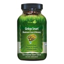 Irwin Naturals Ginkgo Smart Powerful Nootroppic Brain Booster - Podporuje maximální paměť, Focus & Mental Clarity s DMAE, Clubmoss, Cholin & Acetyl L-Carnitin - 60 Tekuté ponožky