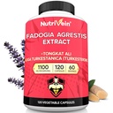 Nutriveil Premium Fadogia Agrestis a Tongkat Ali dodatek s Turkesterone - 1100 mg - 120 Caps - Synergistická směs pro výkon, sílu, a zotavení pro muže a ženy všech věkových kategorií