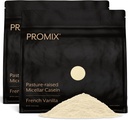 ProMix Nutrition Kasein Protein Powder - Grass- Fed, Pasture Raised, Slow Release 25g Micelar Casein - 5.4g BCAAs gluten Free, Sugar Free, Soy Free - Vanilla, 5lb