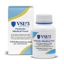 VSL # 3 ® Probiotika pro stravitelné zdraví, IBS & UC příznaky - 112.5B CFU, high- potency, Multi- Strain, Live, Chladné Probiotic, Lékařské jídlo pro Gut Zdravotní podpora u mužů a žen, 60 Kapsle