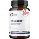 Designy pro zdraví TriGandha - Triple Ashwaganda Root & Leaf Extract Adaptogenní dodatek - Veganské pilulky, Non- GMO (30 Kapsle)
