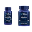 Life Extension N- Acetyl- L- Cystein (NAC) & Glycin 1000 mg, Promotes Relaxation, Health Sleep, Amino Acid, Gluten- Free, Non- GMO, Vegetarian, 100 Kapsle