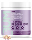 RAW Pre Workout Powder, Thavage (Rocket Candy) - Chris Bumstead Sports Nutrition Dodatek pro muže a ženy - HumPreworking for Working Out, Hydration, Mental Focus & Energy - 40 Služeb