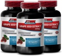 Oligomerní proanthokyanidiny - Grape Seed Extract - Grape Seed Extract Capsules - Grape Seed Extract Capsules - Grape Seed Supplement - Grape Seed resveratrol - Zabraňte vysokému tlaku - 3B 90 Kapsle