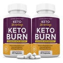 Odůvodněné laboratoře (2 Pack Keto Advantage Keto Burn Pills 1275MG Nový a vylepšený vzorec obsahuje jablečný ocet extra panenský olivový olej Powder Green Tea Leaf 120 Kapsle