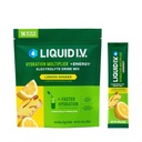 Liquid I.V. ® Hydration Multiplier + Energy - Citron zázvor 124; Electrolyte Powder Drink Mix 124; 1 balení (14 porcí)
