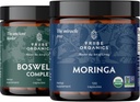 TRIBE ORGANICS Vitality Duo - Boswellia Complex - Moringa - pro společnou podporu, svalové úlevy, energie, hubnutí, funkce mozku