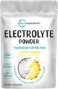 Micro Ingredients Hydration Electrolyte Powder, 2 lb (139 Servings) OR 124; Piña Colada Flavor OR 124; High Draslík (1 000 mg) + Coconut Water OF 124; No Sugar, Keto Friendly OF 124; Non- GMO
