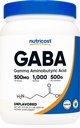 Nutricost čistý GABA 500G prášek (kyselina gama aminobutyrová) (500 gramů / 1,1 kg)