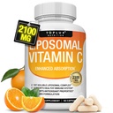 Lipozomální vitamin C 2100mg High Absorption Fat Soluble VIT C - imunitní podpora Collagen Booster Imunity Defense & Powerful Antioxidant, MCT Oil & Sunflower Lecithin, Acsorbic Acid, Vegan Non- GMO