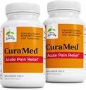 Terry Přirozeně CuraMed Akutní bolest Relief - dodatek s BCM-95 Curcumin & BOS-10 Boswellia - Black Sezame Seed Oil na podporu úlevy od příležitostné nespokojenosti - 120 tekuté gely (balení po 2)