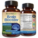 Mozek Booster 40- in-1 Formule dodatek pro zaměření, paměť, jasnost, energie 124; pro muže a ženy, kognitivní funkce nootropní podpora s DMAE, Brain Health Formule 124; (180 Kapsle - 90 denní dodávky)