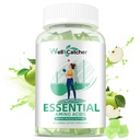 EAA Gummies Essential Amino Acids - všech 9 esenciálních Aminos a všech Branched- Chain Aminos (BCAA) se svalovou recovery, energetická podpora cukru zdarma zelené jablko Flavor 30 Doručování